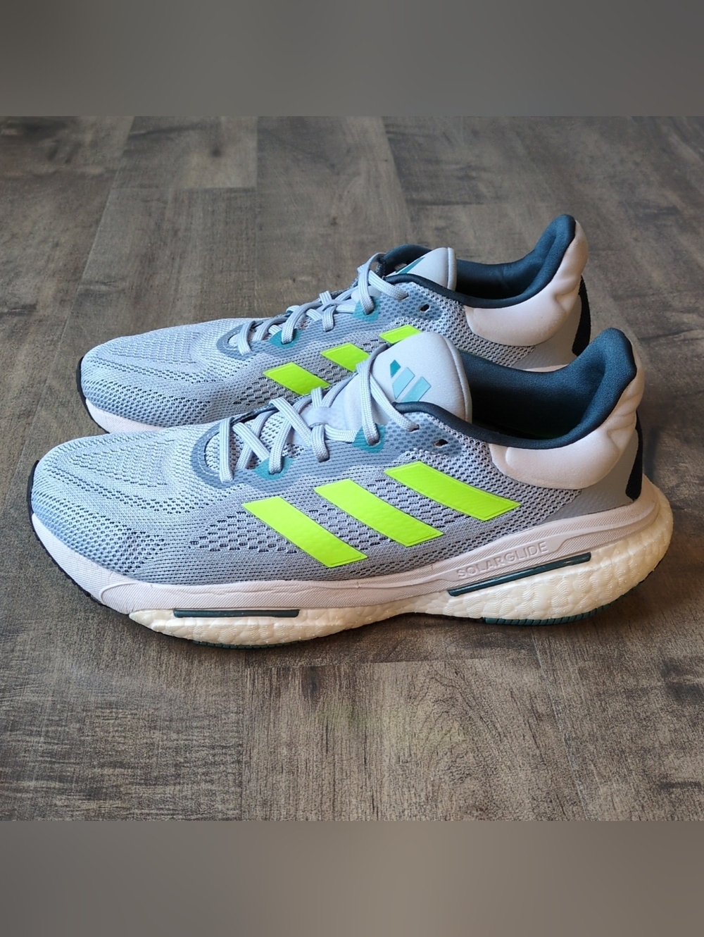Adidas Mens Solar Glide 6 Blue IE6799 Running Shoes Sneakers Size 10